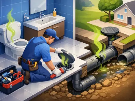 When to Call a Plumber for Sewer Odor
