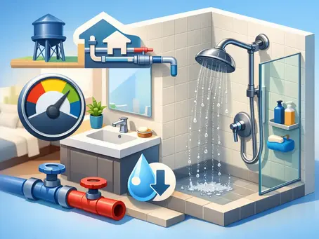 Why Is Shower Water Pressure Low at Home?