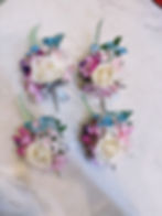 silk flower corsage
