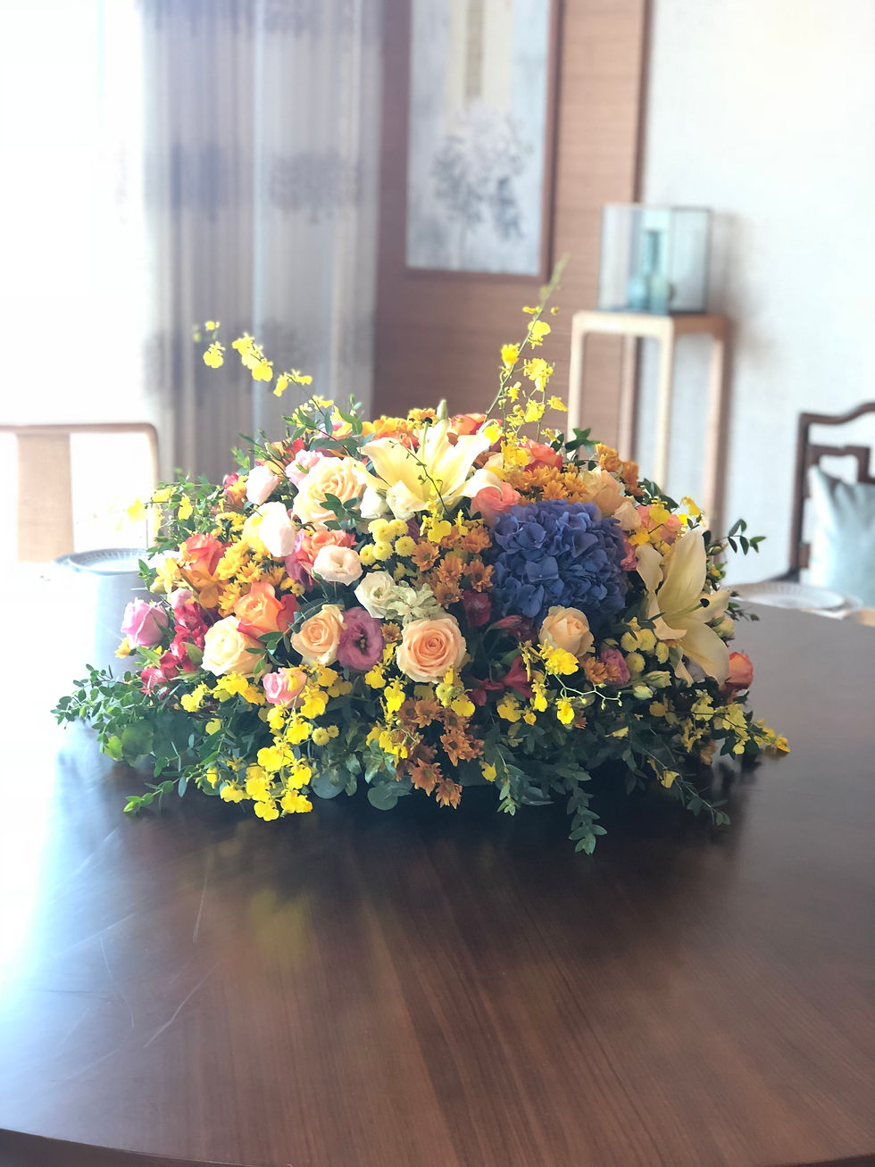 縮圖：餐桌枱鮮花大擺設 Table Floral TT-MIX-LP-01