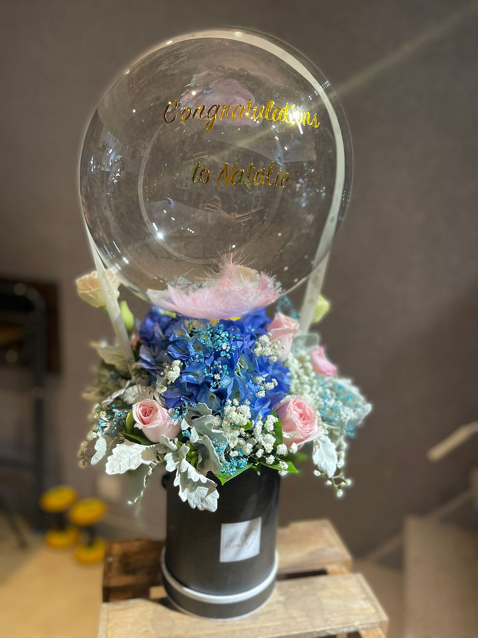 Thumbnail: 氣球小花盒 Balloon Rose Table Box BD-PPPUHY
