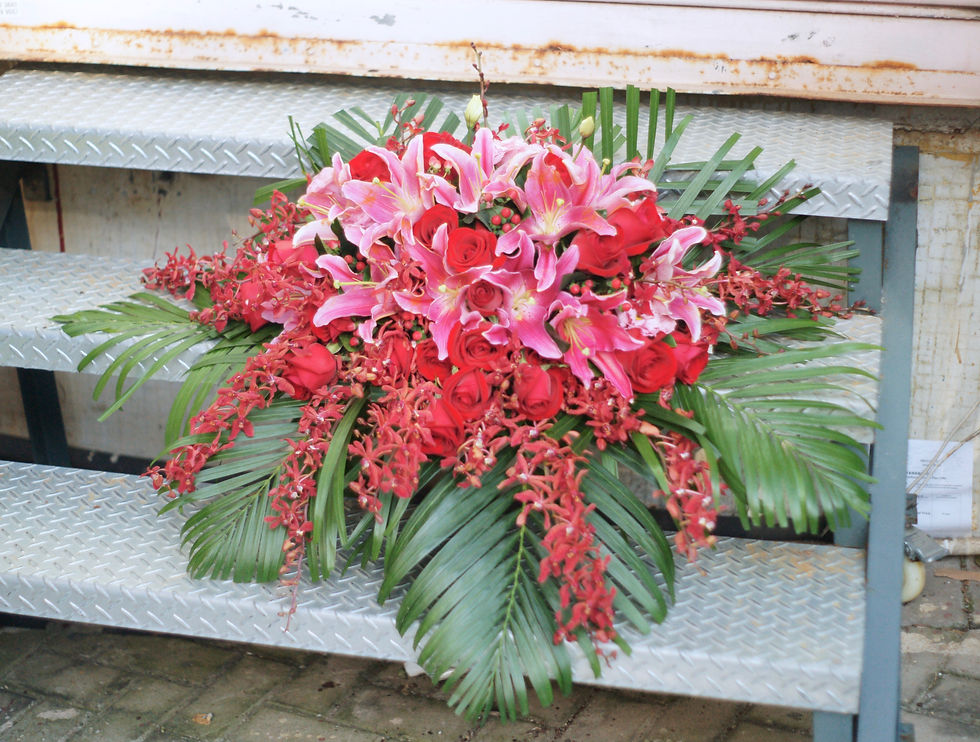 縮圖：演講台鮮花擺設 Podium Floral PDF-RedOrchid