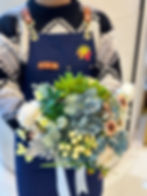silk flower bouquet