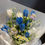 縮圖：11枝藍色加白色鬱金香花束 Tulip bouquet WHBUTU11（SP）