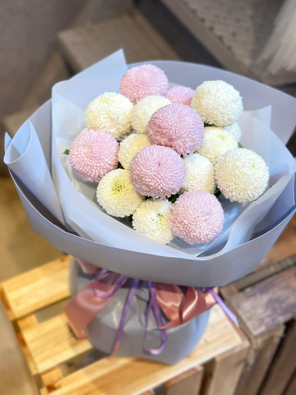 縮圖：乒乓菊花束 Ping-Pong bouquet BQ-PP20