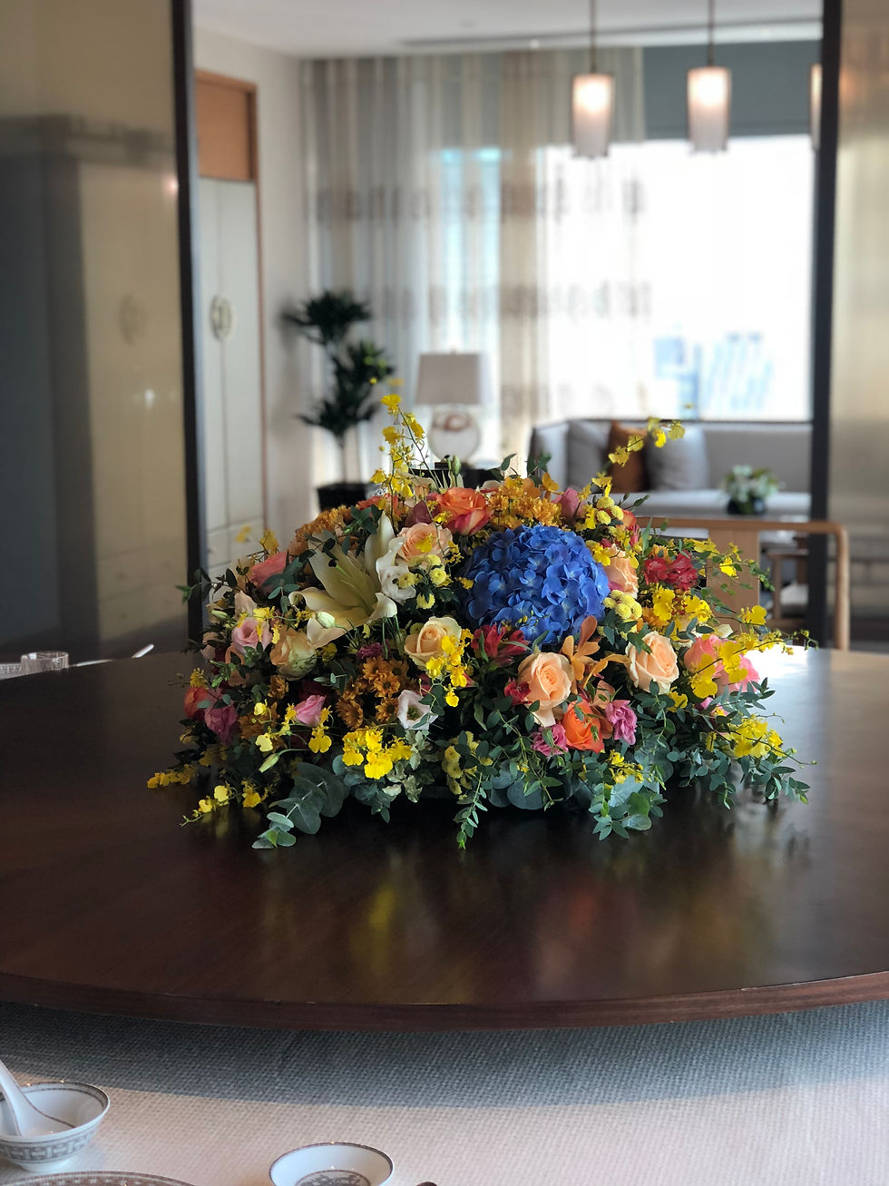 餐桌枱鮮花大擺設 Table Floral TT-MIX-LP-01