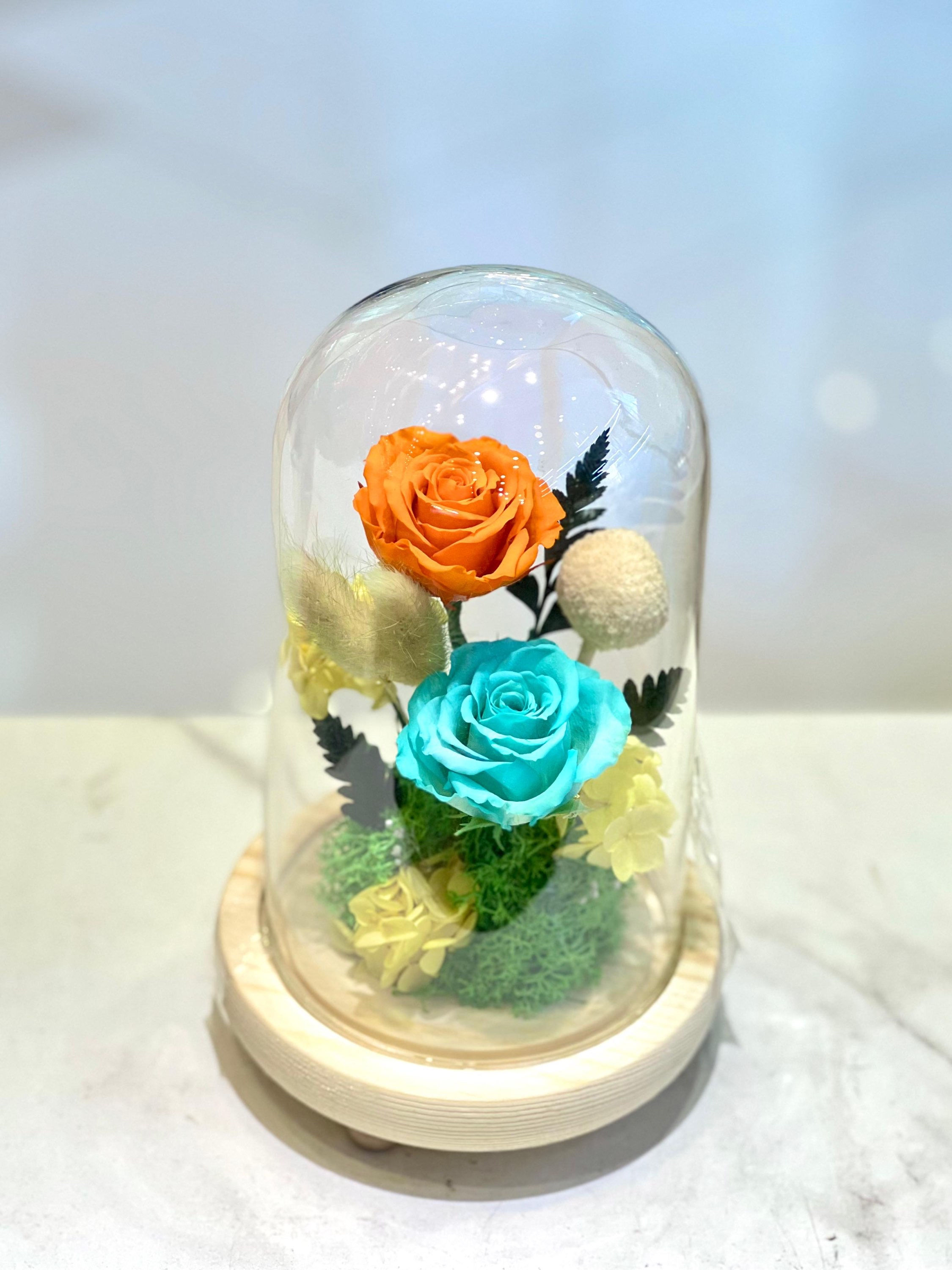 花之喜悅 永生保鮮玫瑰擺設 (多款可款)Preserved Flower Rose Arrangment