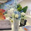縮圖：仿真絲花枱花 （絲花不是鮮花）（請先預訂）Silk Flower Arrangement STT-SIF-B