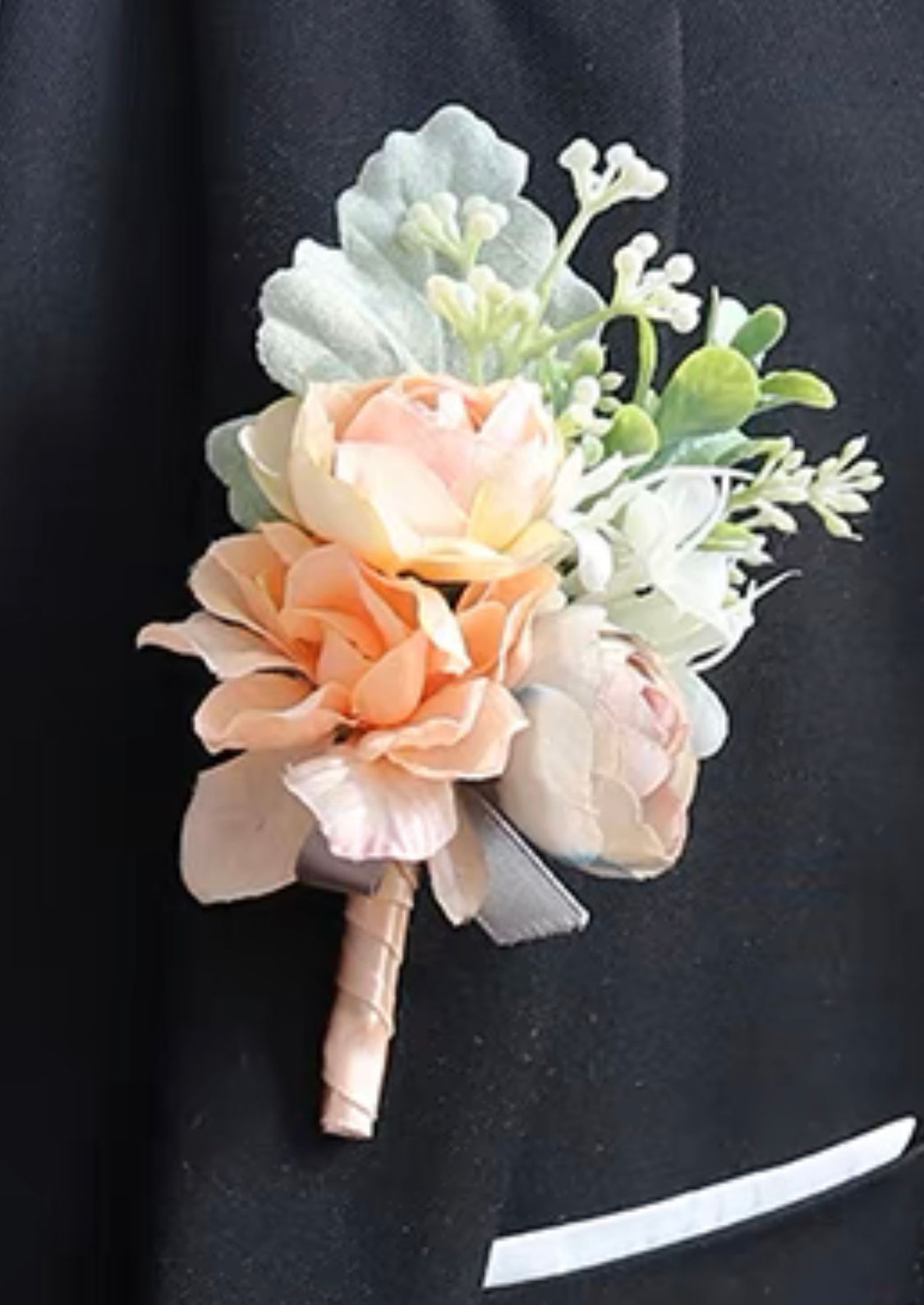 絲花襟花手花 一個SA6