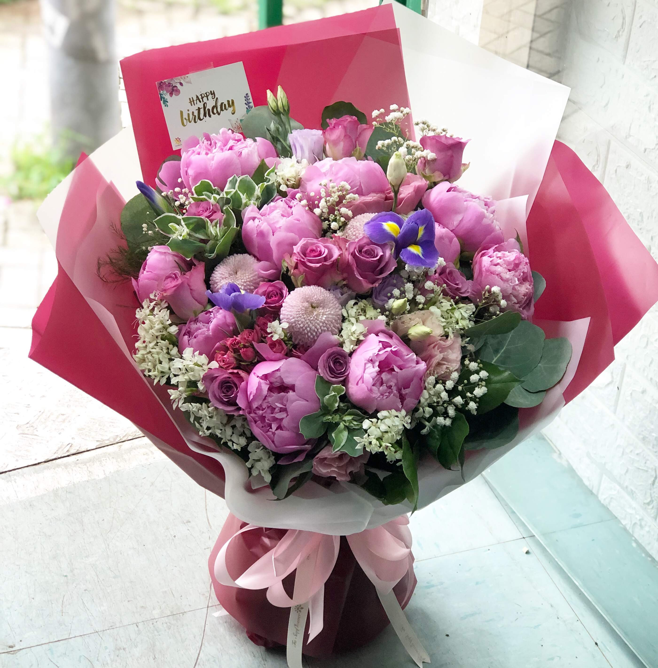 (4-5月限定供應)牡丹花束 Peony bouquet PN10（SP）