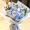 縮圖：2025情人節花束精選H | 10支碎冰藍玫瑰淺紫小玫瑰花束 Ice Blue and Purple Spray Roses Bouquet 25VDB-H