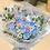縮圖：2025情人節花束精選H | 10支碎冰藍玫瑰淺紫小玫瑰花束 Ice Blue and Purple Spray Roses Bouquet 25VDB-H