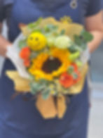 (單獨購買只限自取) 單枝向日葵迷你花束 Single Sunflower Mini Bouquet  BQSF1D