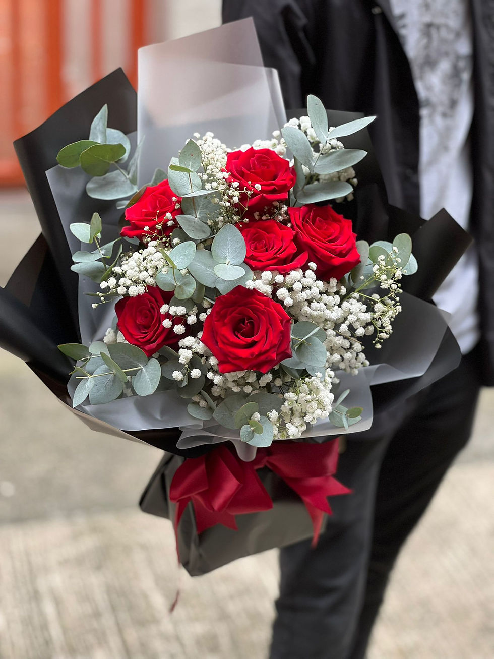 縮圖：6枝紅玫瑰花束 6 Red Rose Bouquet RERD6BL