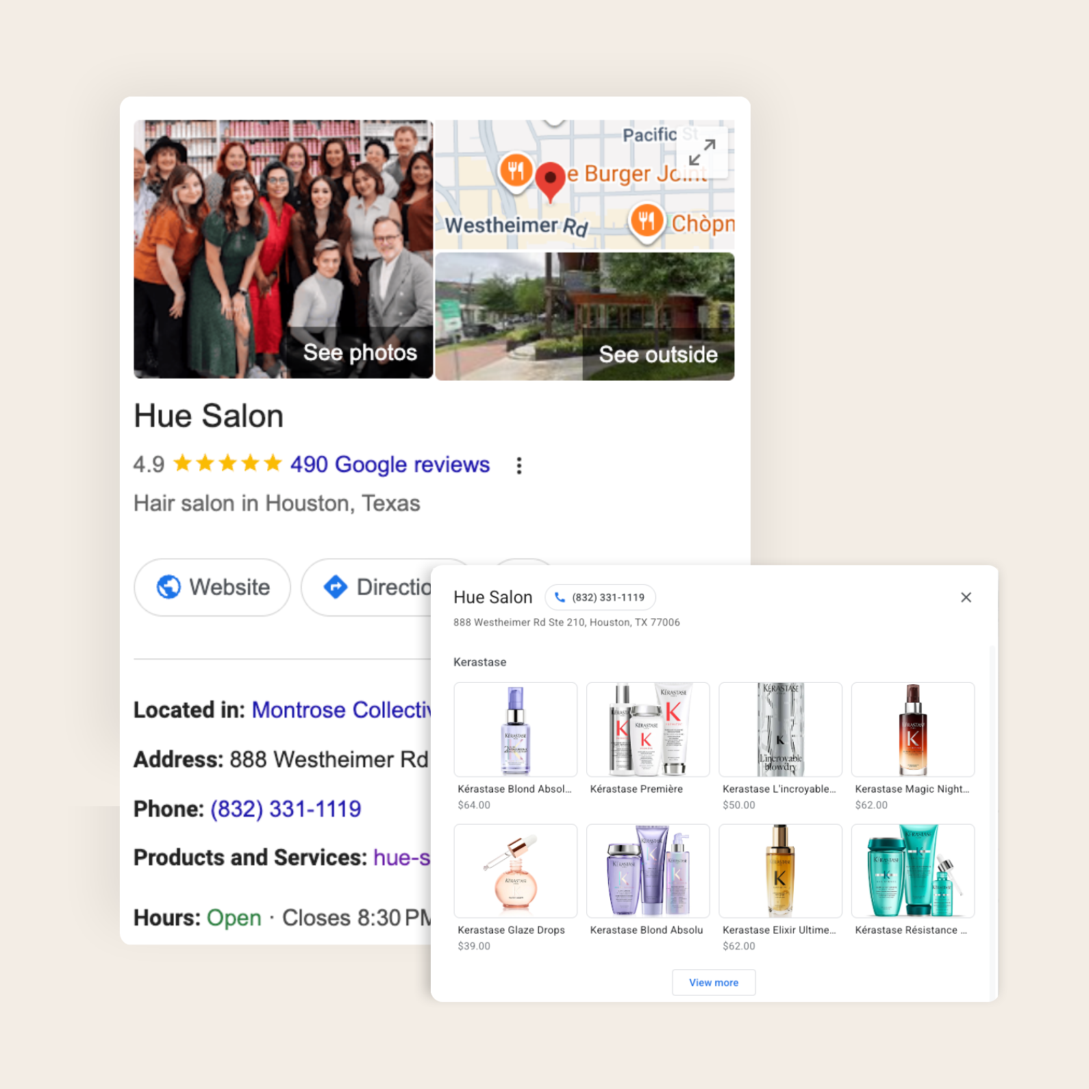 Google Business Profile kept current