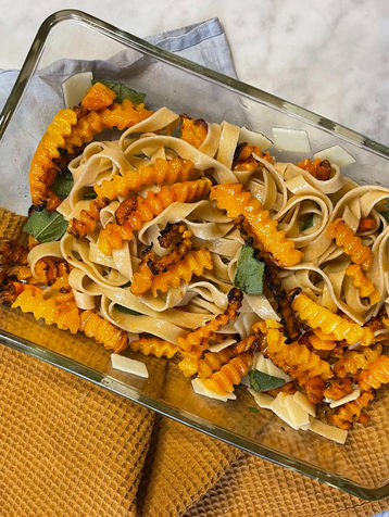SIMPLEST EVER SQUASH & SAGE TAGLIATELLE