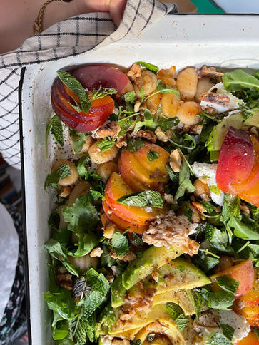Peach, Walnut & Goat's Cheese Gnocchi