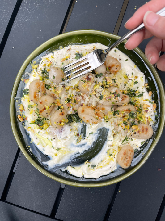Pistachio & Mascarpone Gnocchi