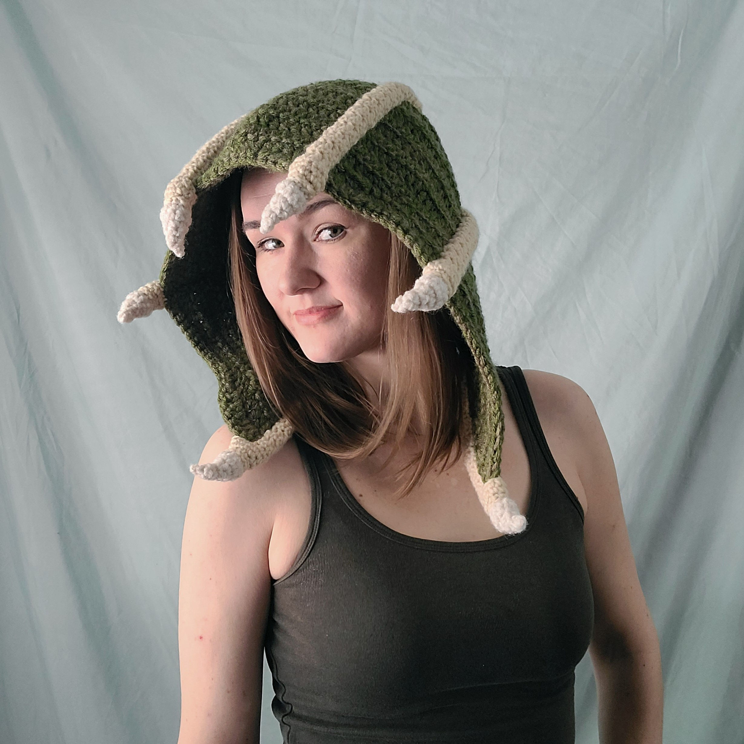 Dragon Wing Crochet Hood Pattern