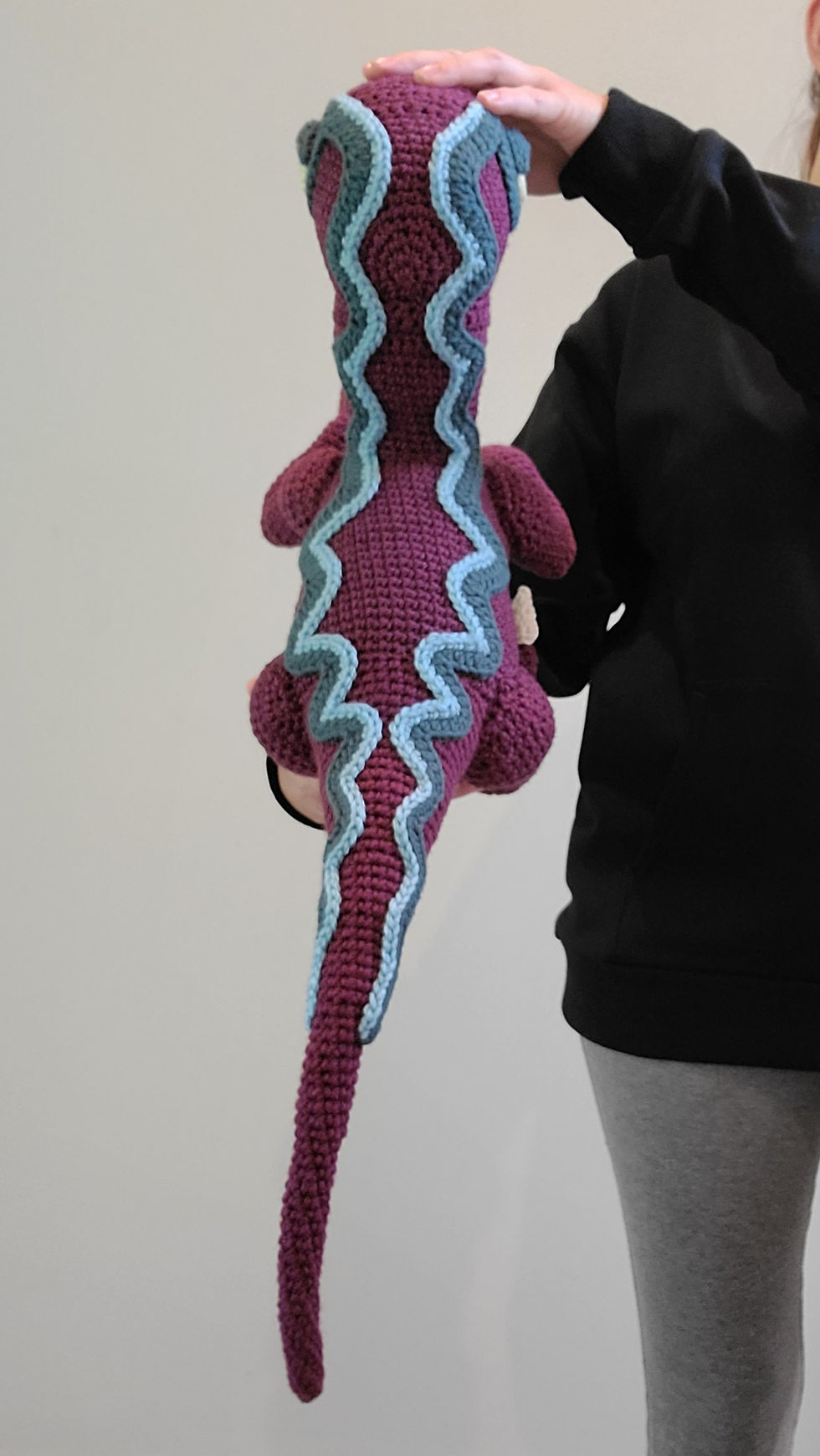 Thumbnail: Giant Velociraptor Amigurumi Crochet Dinosaur Pattern