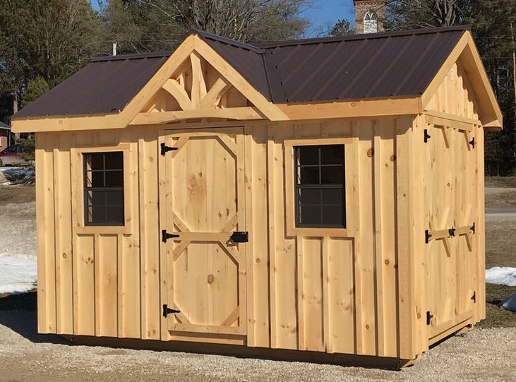 8 x 12 Shed Standard Specs Plus Upgraded Dormer