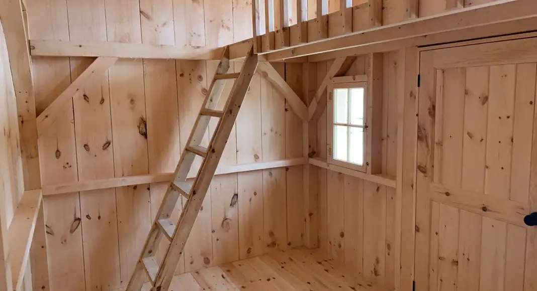 Ladder to Upper Loft