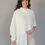 Thumbnail: Multiway MAMA PONCHO - Merino wool ECRU WHITE