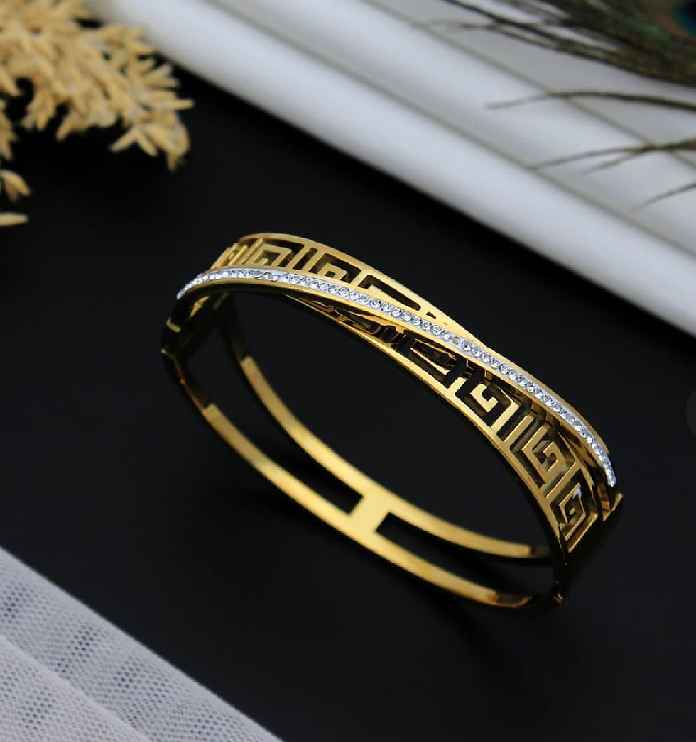 Thumbnail: Sculpt Twist Bangle Bracelet
