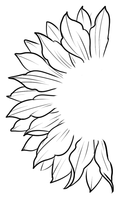 demi fleur gauche