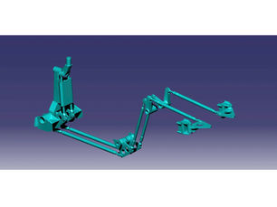 Elevonsteuerung vollständig eingebaut
