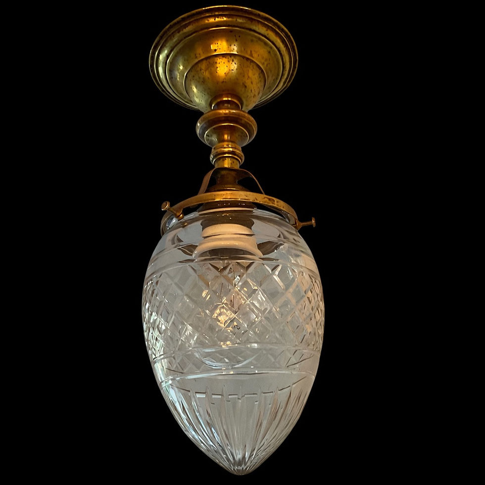Miniaturbild: Orig. Jugendstil Deckenlampe Ganglampe Wien um 1920