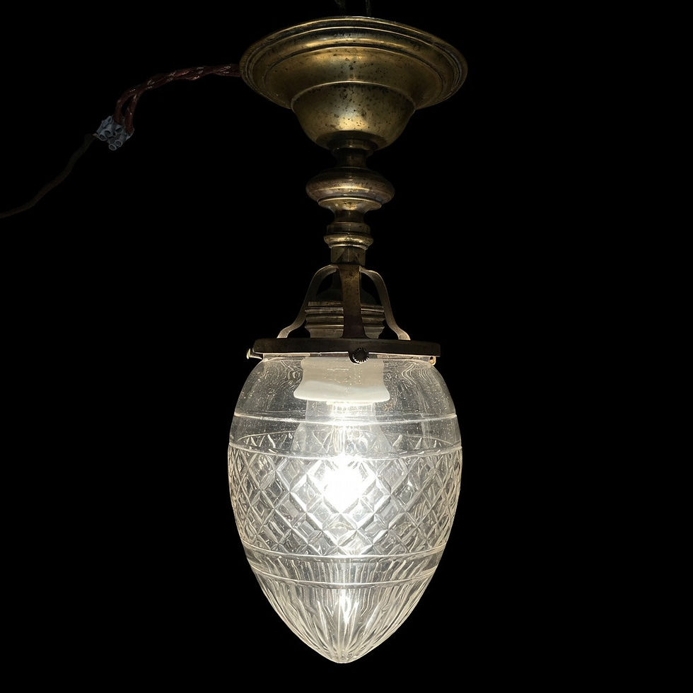 Miniaturbild: Orig. Jugendstil Deckenlampe Ganglampe Wien um 1920