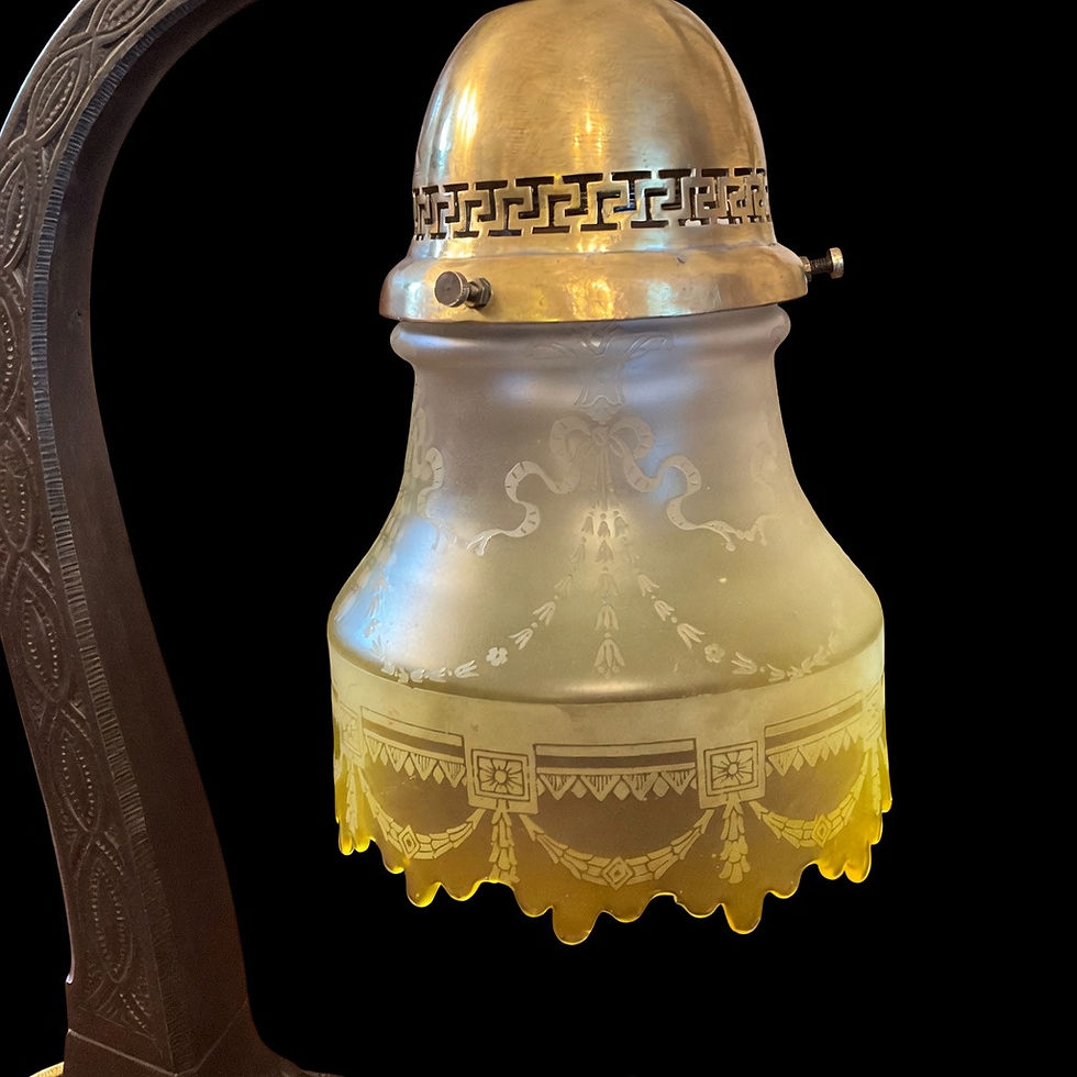 Miniaturbild: Orig. Jugendstil Tischlampe Schreibtischlampe um 1920