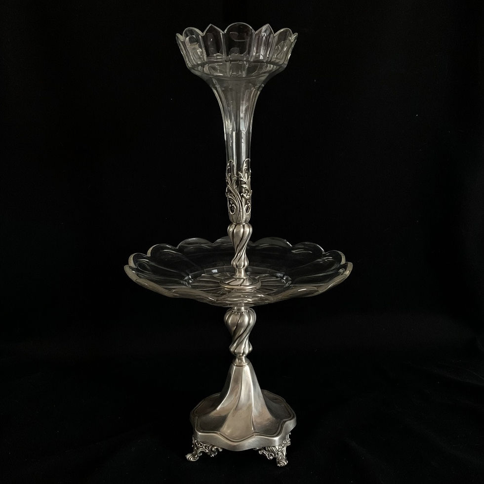 Miniaturbild: Orig. Jugendstil Tafelaufsatz Epergne Wien Bachmann um 1900