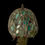 Miniaturbild: TOP - Orig. Jugendstil Tischlampe Tiffany Stil Bleiglas um 1900