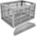 Foldable Crate fixed and collapsed view