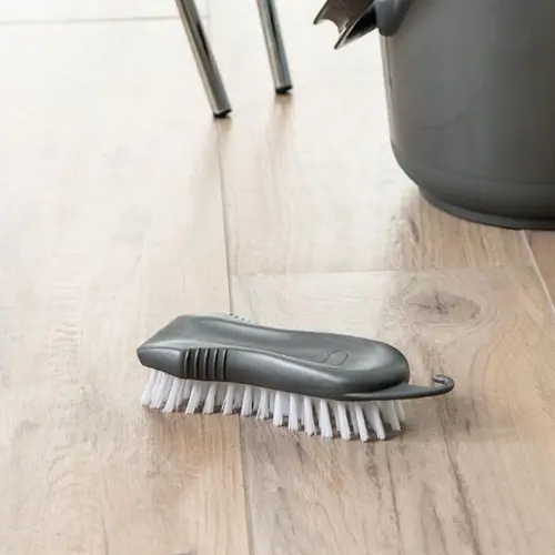 Floor Scrubber on the floor side view