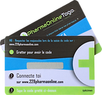 carte à gratter à codes