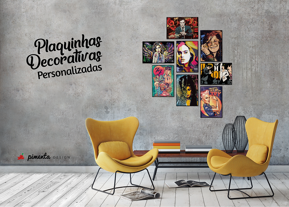 Miniatura: Plaquinhas Decorativas