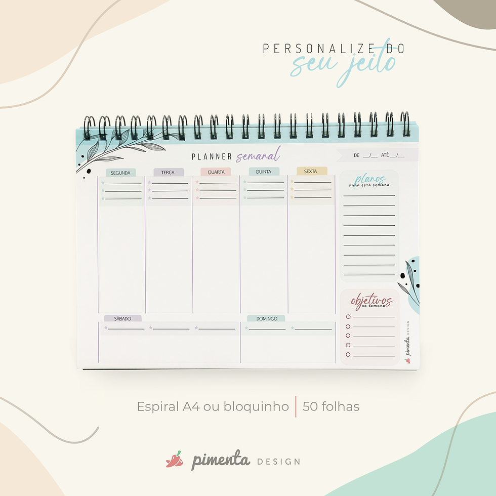 Miniatura: Planner Semanal Encadernado