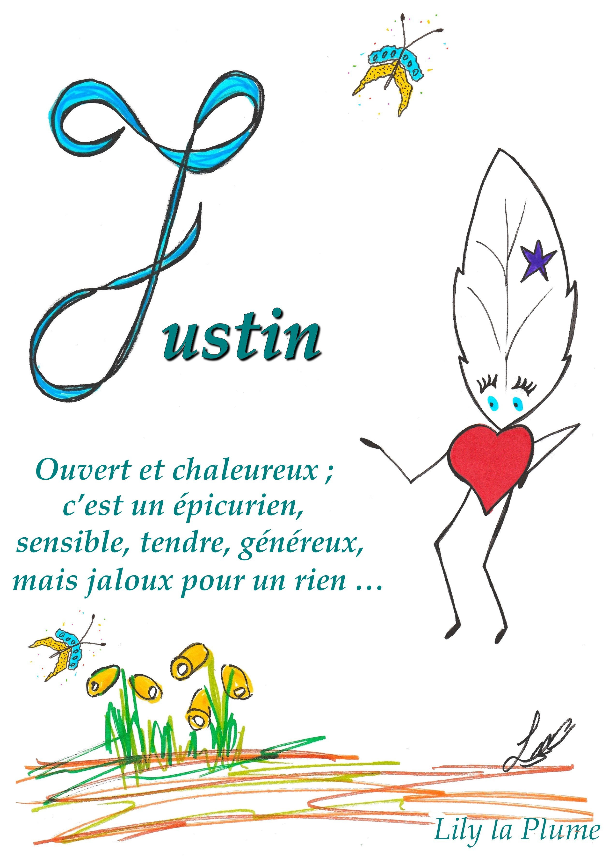 Signification prénom Justin