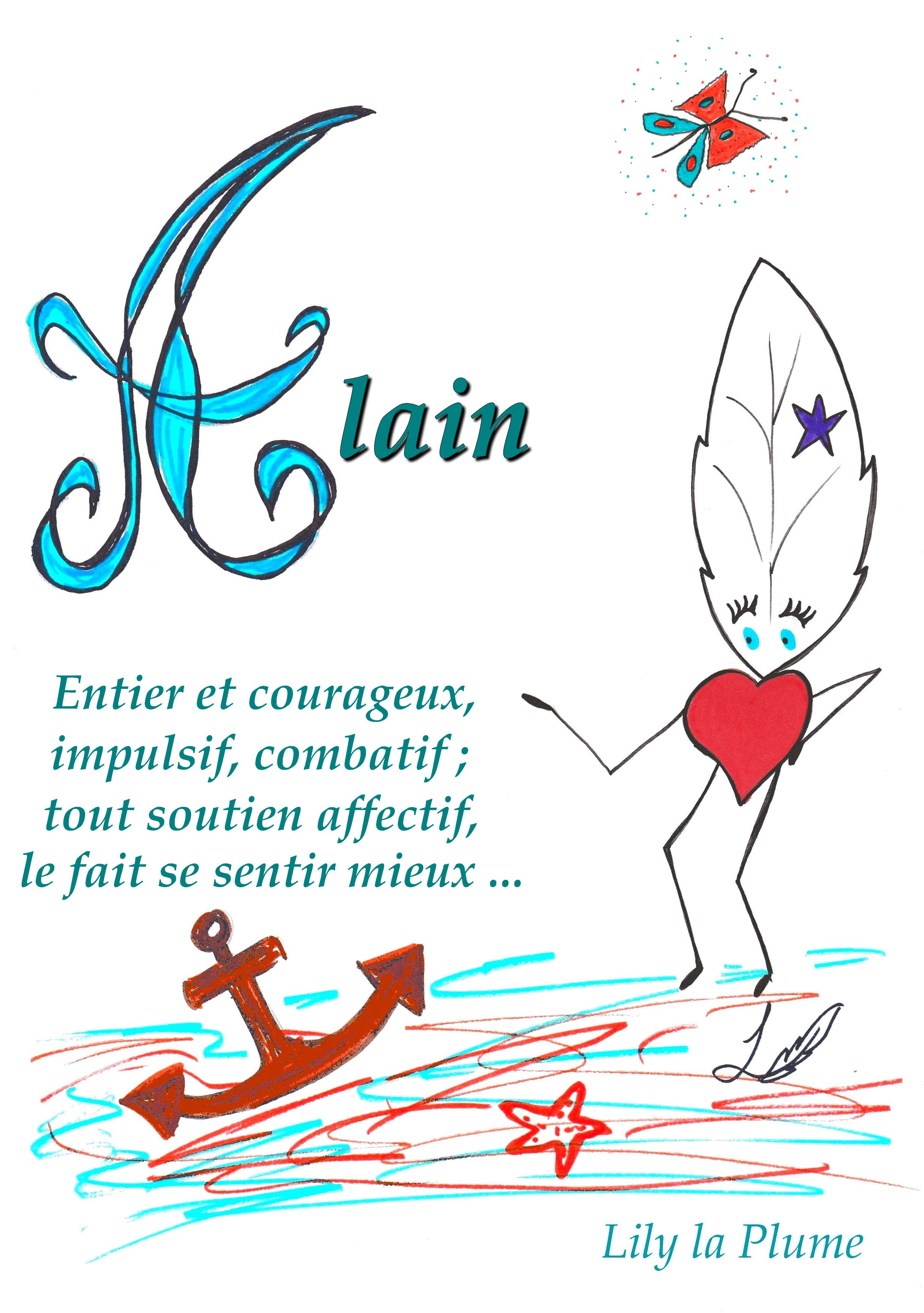 Alain signification prénom