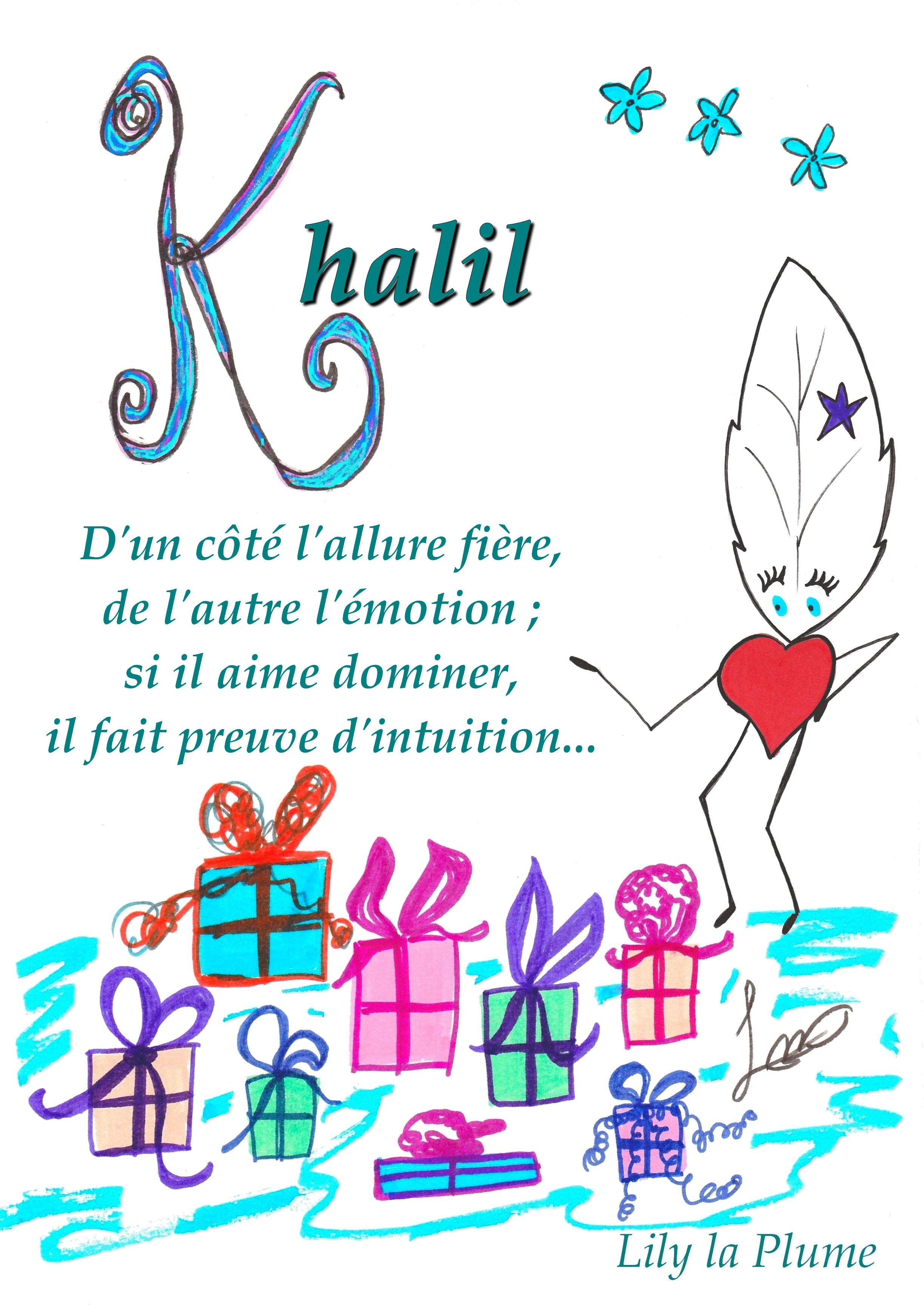 signification prénom Khalil