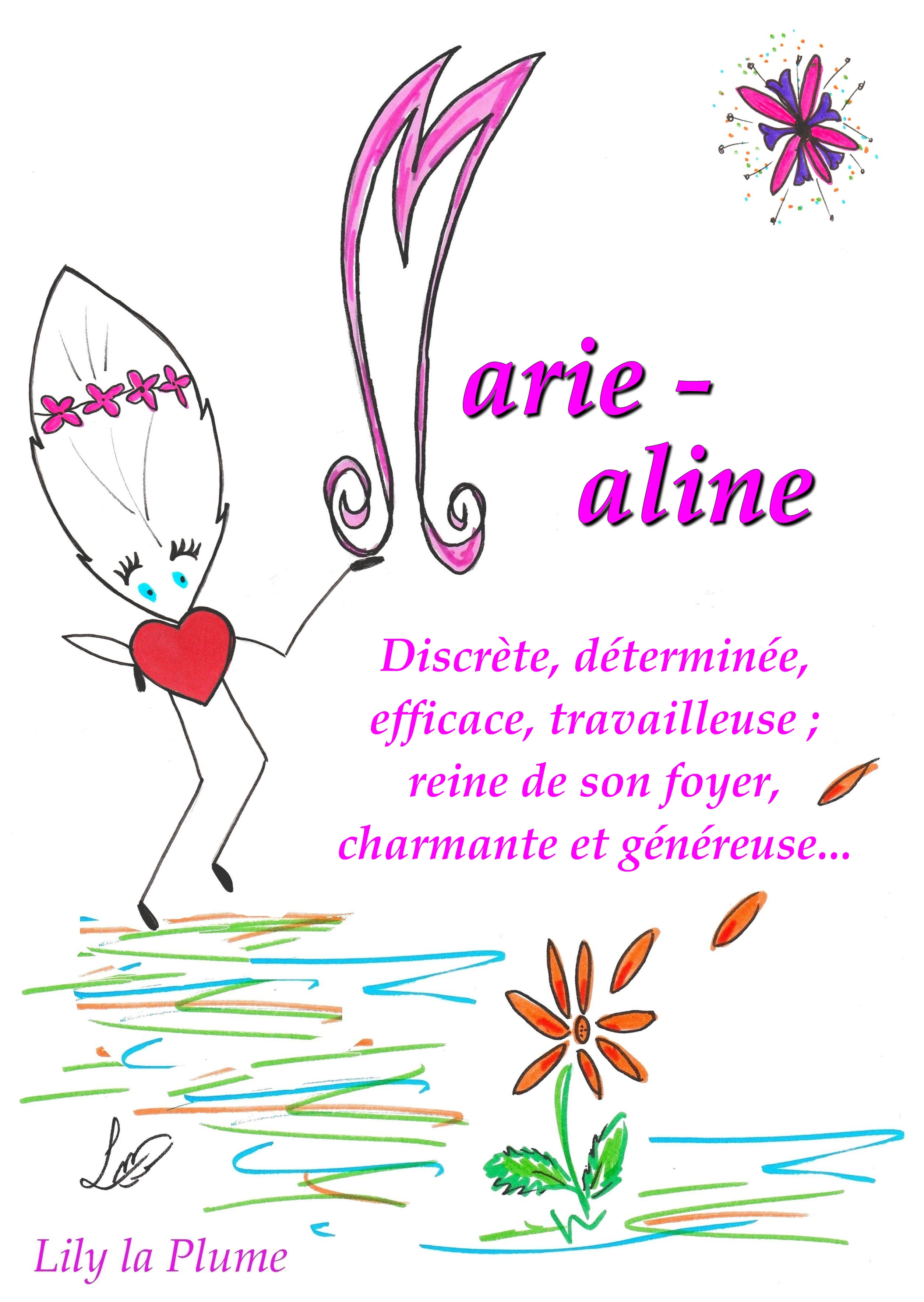 Marie-aline signification prénom