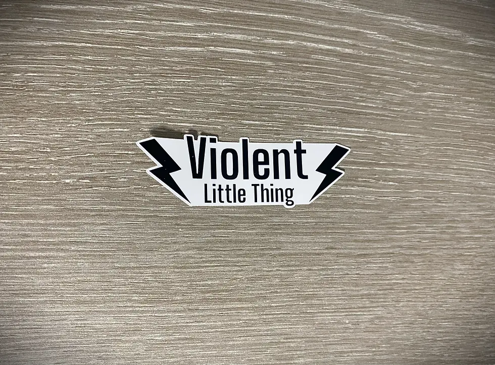 Violent Little Thing Lightning Sticker
