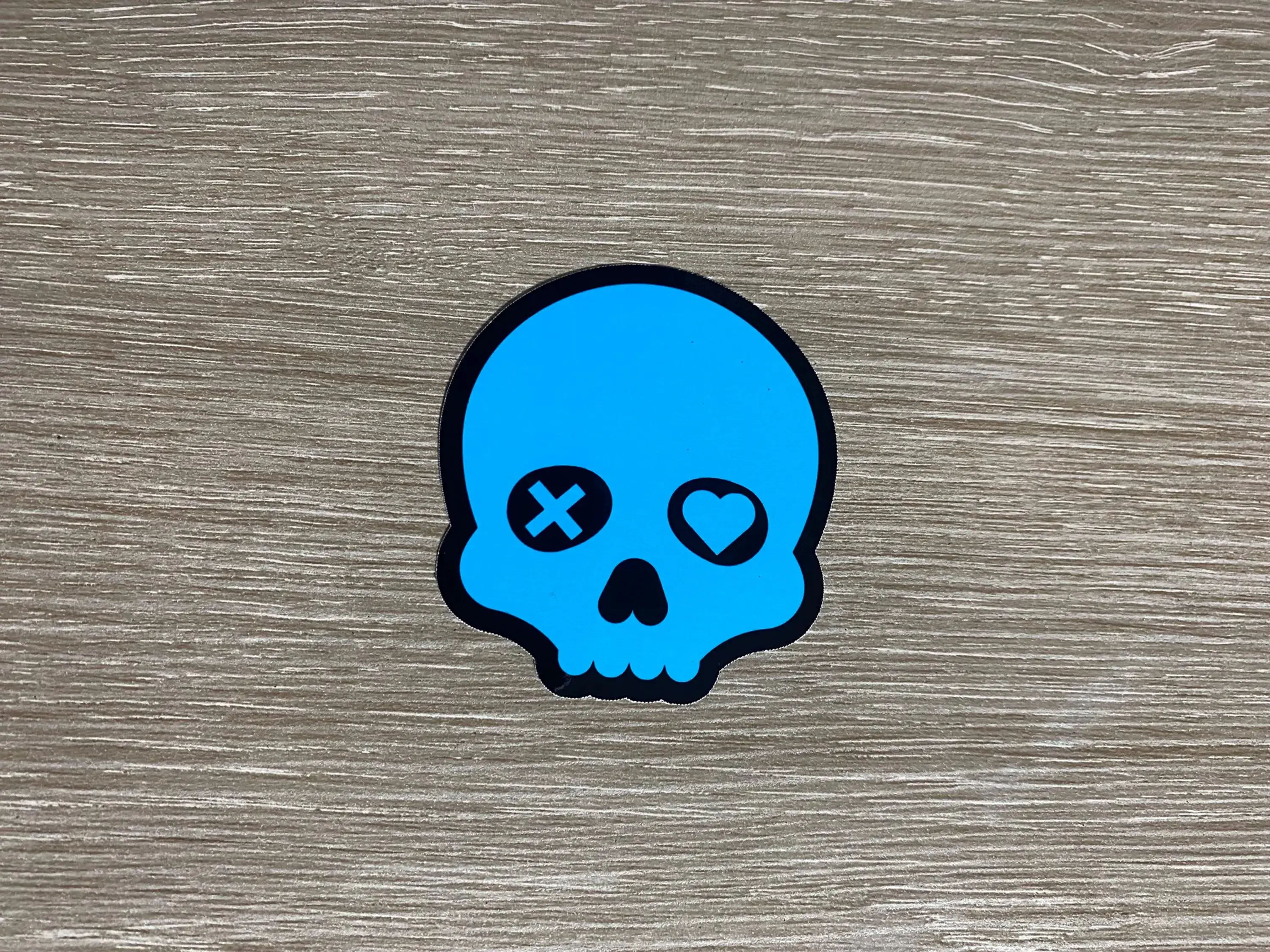 Lights Out Skull Sticker
