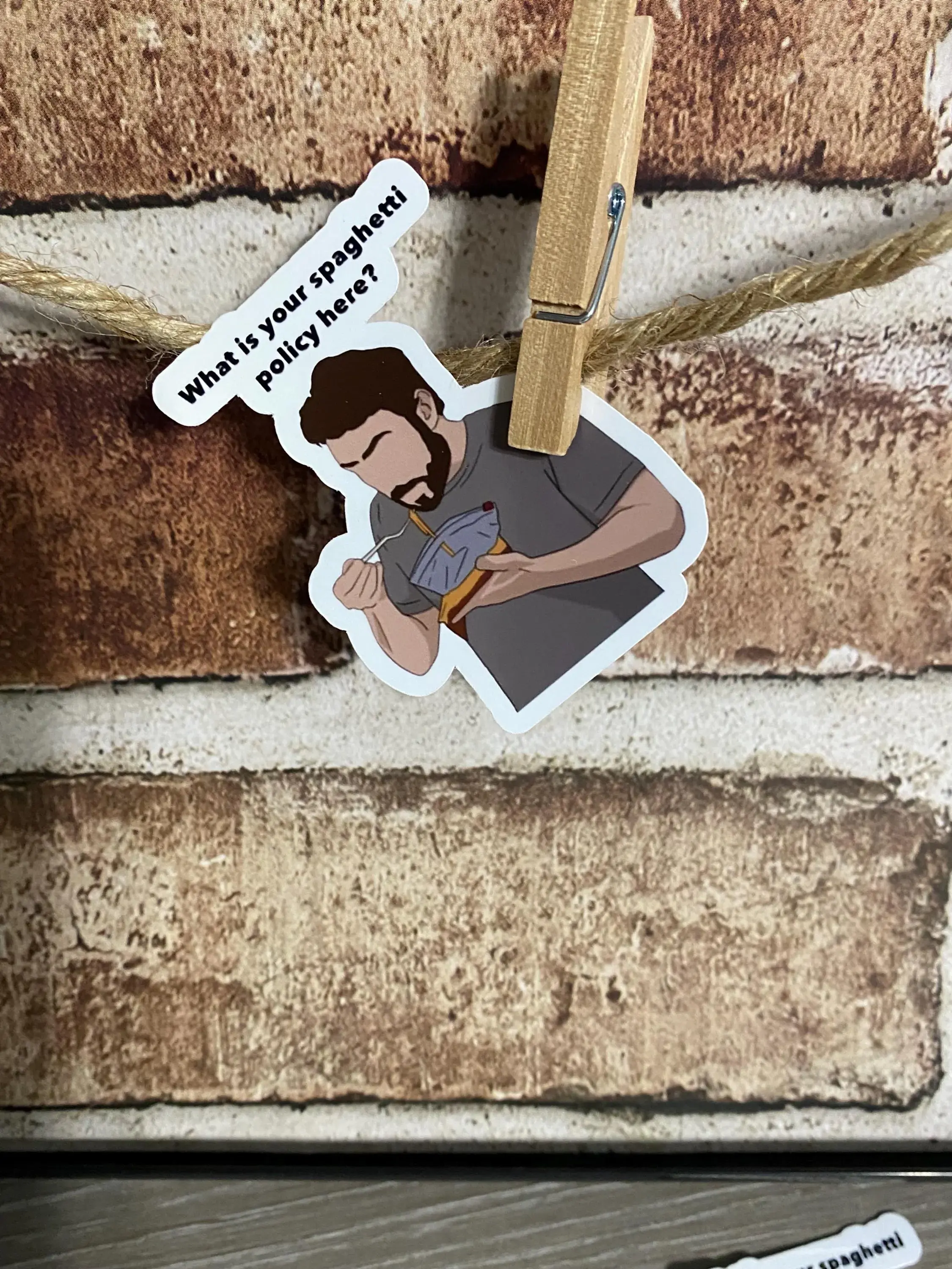 What's your Spaghetti Policy Here Sticker