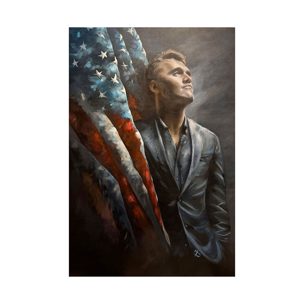 Thumbnail: Charlie Kirk color rolled museum print. Multiple variants available