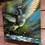 Thumbnail:  Hummingbird painting is 12”X 12” acrylics on canvas