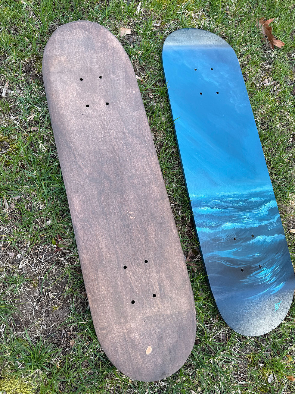 Thumbnail: Original Sea Shanty Pirate skate deck wall art set